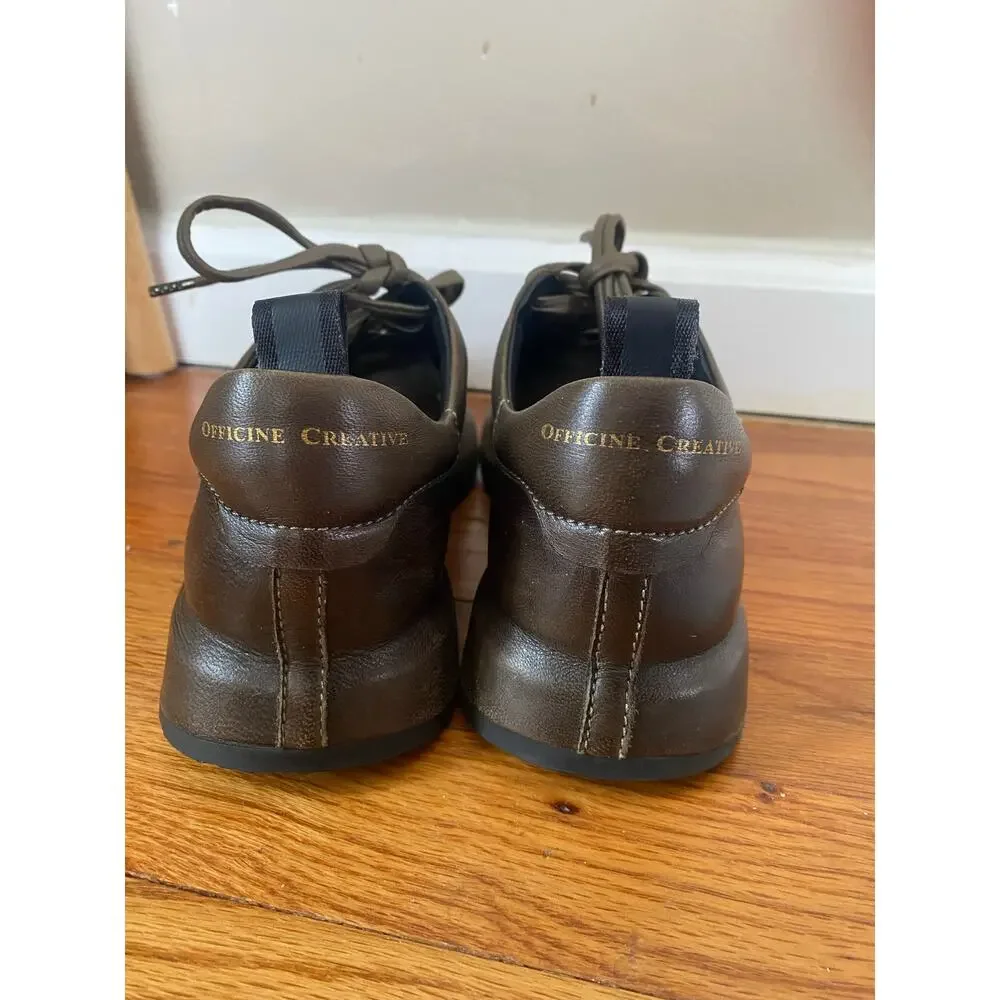Officine Creative Race 127 leather sneakers green womens 36.5 US 6.5